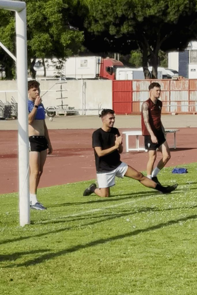 Entrenamiento de verano para futbolistas en Huelva y Punta Umbría off season punta umbría alandalus